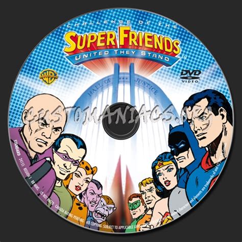 Challenge Of The Super Friends United They Stand Volume 2 Dvd Label