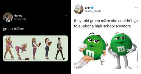 People React To The Green Mandms New Look With Crass Jokes And Memes