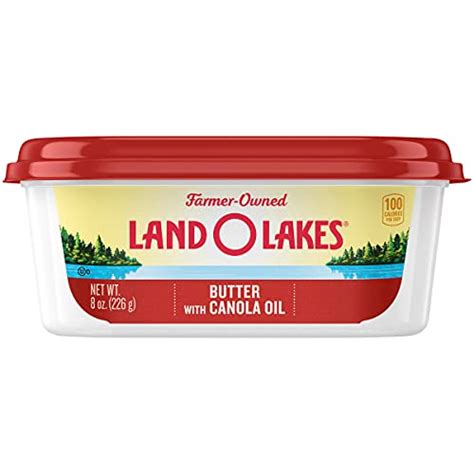 Land O Lakes Butter With Canola Oil 8 Oz Tub Pricepulse