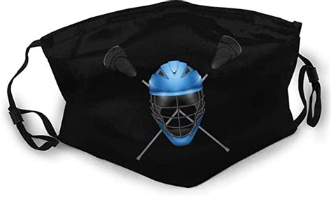 Lacrosse Stick And Helmet Polyester Adult Dust Mask Reusable Balaclava