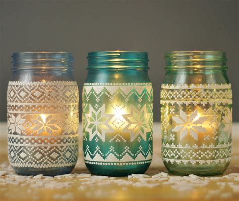 Colourfulness isn't needed this year. Sweater Candles | Mason Jar Holiday Decor | POPSUGAR Home ...