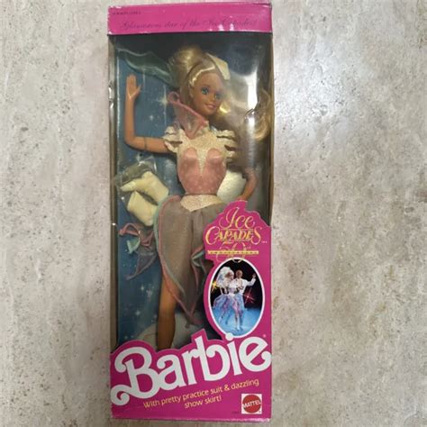 vintage mattel 1989 ice capades barbie 12 doll 50th anniversary 7365 new nrfb 15 00 picclick