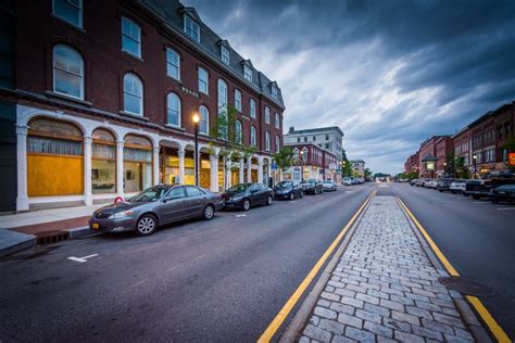 Main Street In Downtown Concord New Hampshire Editorial Stock Image