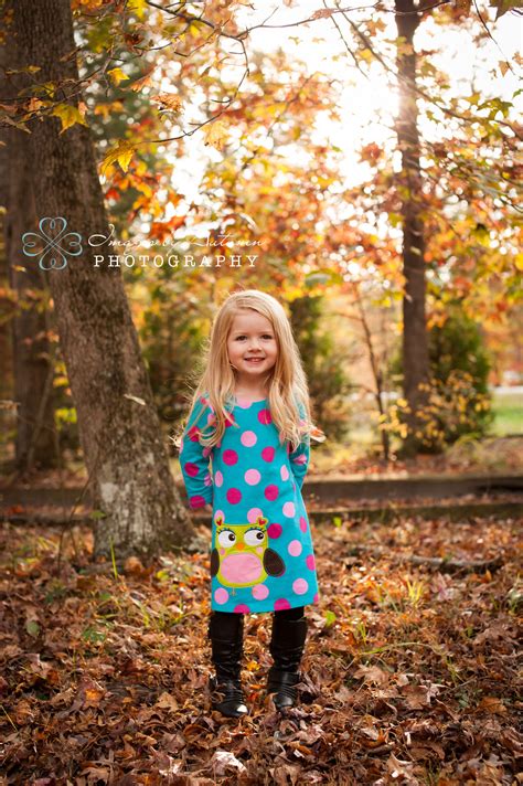 Little Girl Fall Portrait North Carolina Images By Autumn Photography
