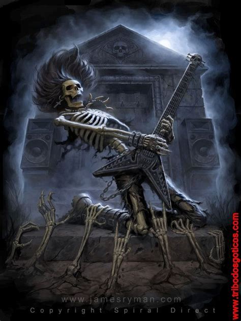 Caveira Do Rock Heavy Metal Art Dark Fantasy Art Beast Wallpaper