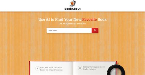 Bookabout - Book search - AI Database