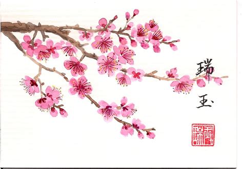 73011 4 1202×840 Flower Drawing Plum Blossom