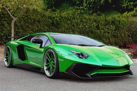 Lamborghini Aventador Sv Goes Green Virtually Lamborghini Sv