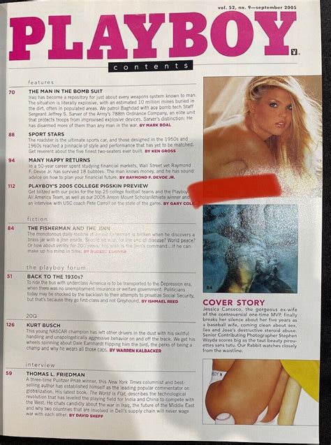 PLAYbabe Magazine SEPTEMBER 2005 JESSICA CANSECO VANESSA HOELSHER