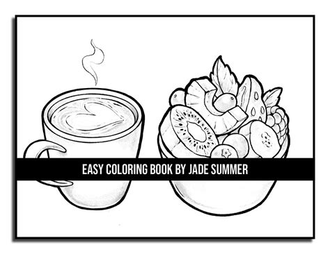 Easy Coloring Book | Jade Summer