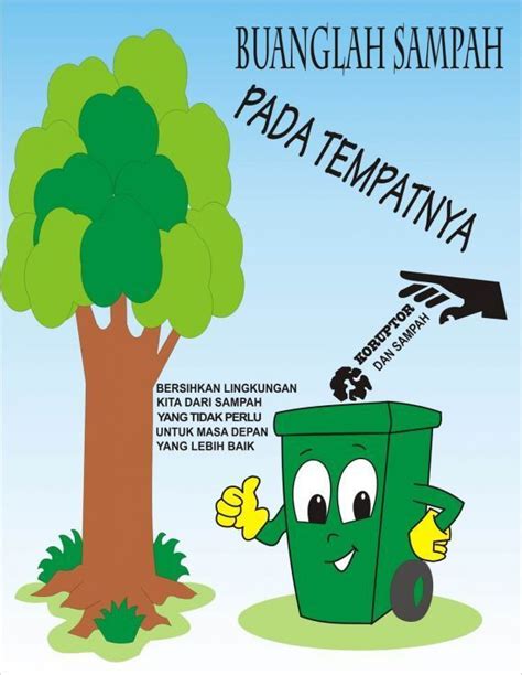 Poster Jagalah Kebersihan Desain Yang Kreatif Dan Informatif