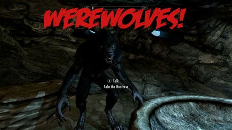 How To Become A Werewolf The Elder Scrolls V Skyrim Youtube