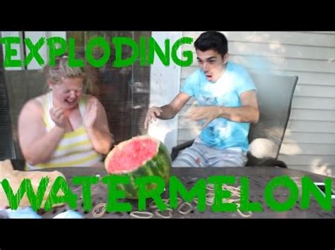 Exploding Watermelon Challenge Youtube