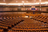Der Plenarsaal des Europäischen Parlaments - Brüssel - Arrivalguides.com