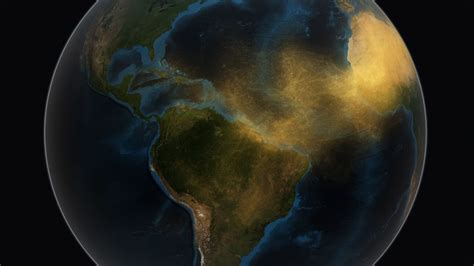 Nasa Satellite Tracks Saharan Dust To Amazon In 3 D Youtube