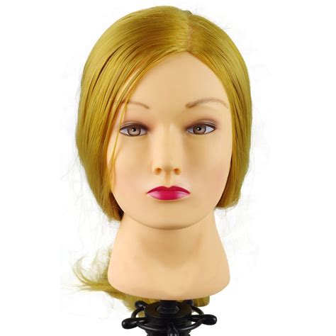 Cosmetology Mannequin Head 20 24 Golden Blonde Hair Mannequin Heads Hair Mannequin