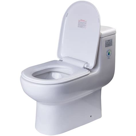 Toilet Eago Tb351 One Piece Dual Flush High Efficiency Low Flush