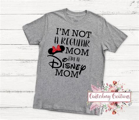Im A Disney Mom Shirt Disney Disney Vacation Disney Etsy