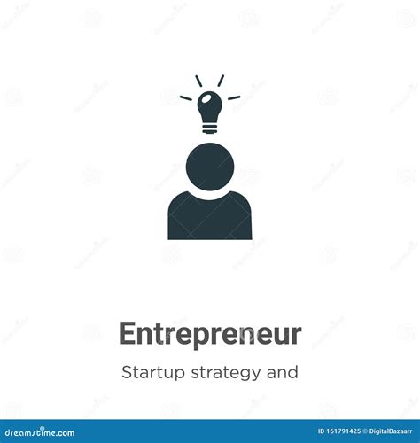 Entrepreneur Vector Icon On White Background Flat Vector Entrepreneur