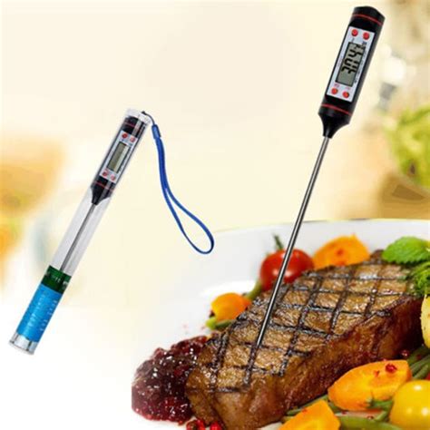Sharp Bbq Meat Probe With Digital Temperature In ℃ Or ℉ And Max And Min