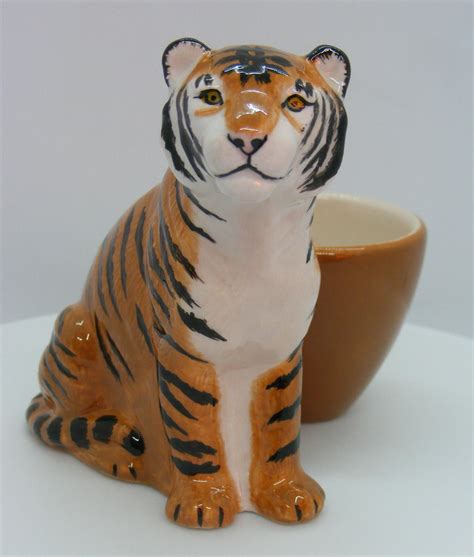 Quail Ceramics Panther With Egg Cup 148