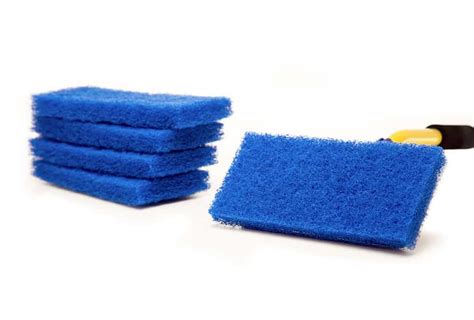Blue Cleaning Pads 5 Pack The Simple Scrub By Mgi Solutions