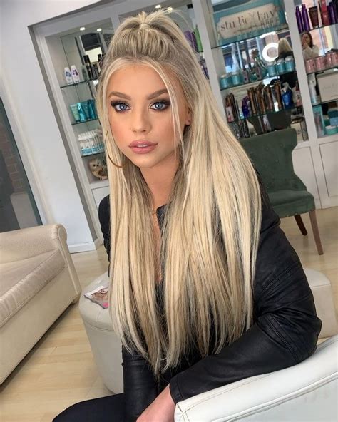 kaylyn slevin on instagram “so much fun today 💄 shay zeinali 💇🏼‍♀️ larackay” blonde hair