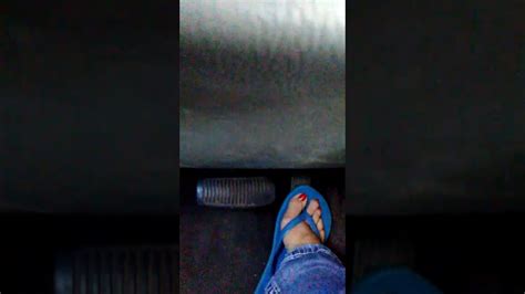 Kimmykat Driving Barefoot Pedal Pumping Babe Youtube