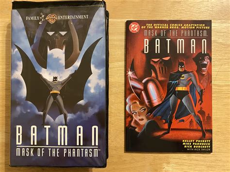 First Mask Of The Phantasm With Original Comic Still Included Rvhs