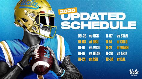 New Ucla Football Schedule R8clap