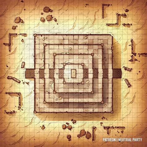 Oc Art Desert Ziggurat Battlemap Rdnd