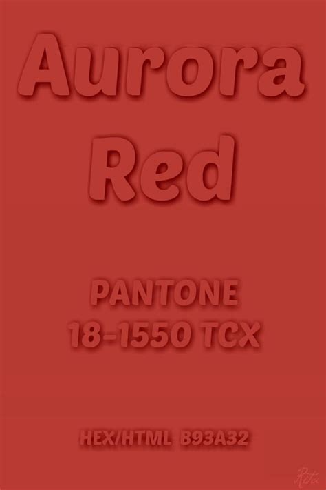 Pantone Aurora Red Aurora Red Pantone Pantone 2016