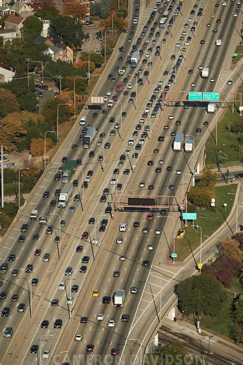 Aerialstock Aerial Chicago Traffic Highway