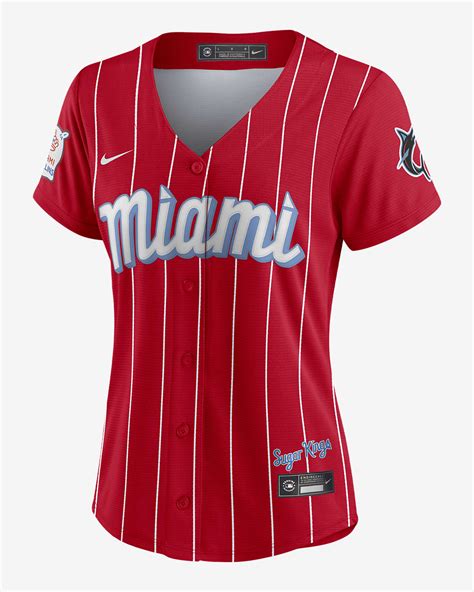 Mlb Miami Marlins City Connect Womens Replica Baseball Jersey