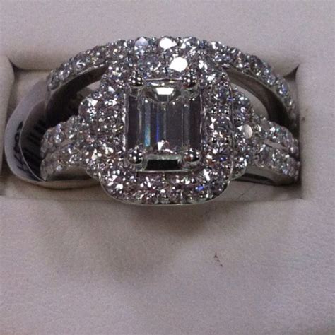 Sams Club Diamond Rings 1 00 Ct T W Diamond Bridal Set In 14k White