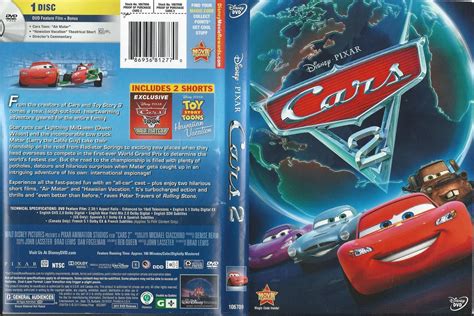 Cars 2 2011 Dvd Ws Cars 2 Movie Dvd Car Covers