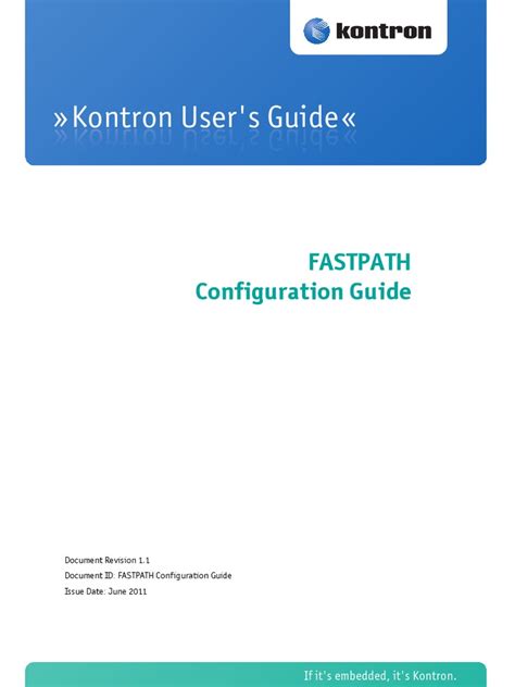 Fastpath Configuration Guide V11 Pdf Pdf Computer Network Ip Address