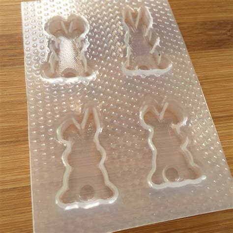 Easter Bunny Mold Resin Molds Rabbit Fondant Mould Bunny Etsy