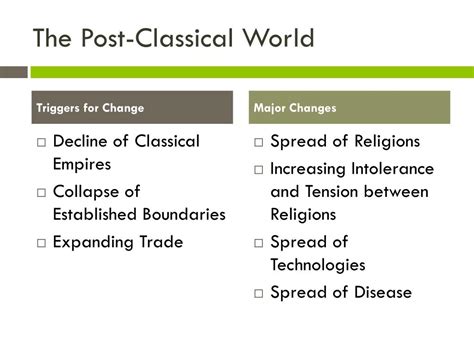 Ppt The Post Classical World 600 Ce 1450 Ce Powerpoint Presentation Id 6797458