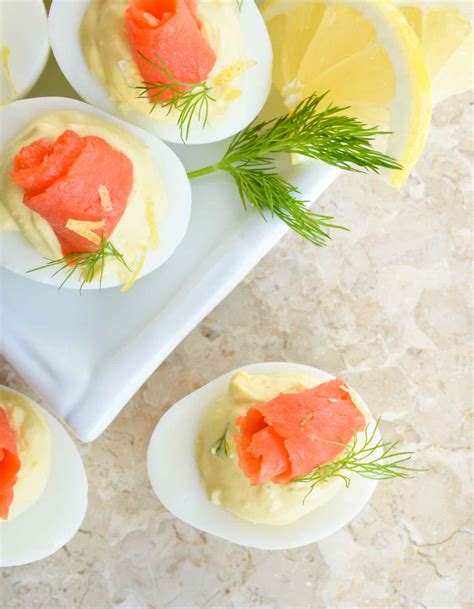 Every egg heavy recipe in this ultimate list has 4+ eggs! Smoked Salmon Deviled Eggs Recipe - WonkyWonderful
