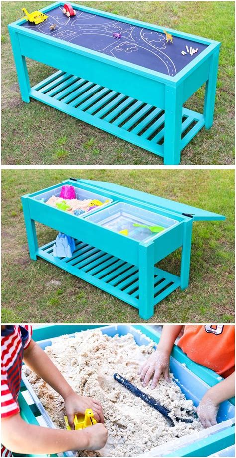 Smartly Built Kids Water And Sand Table 60 Diy Sandbox Ideas And