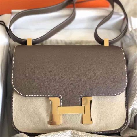 Hermès international s.a., or simply hermès, is a french luxury goods manufacturer established in 1837. Hermes Constance 24 Etoupe Epsom Gold Hardware #C - Vendome Monte Carlo