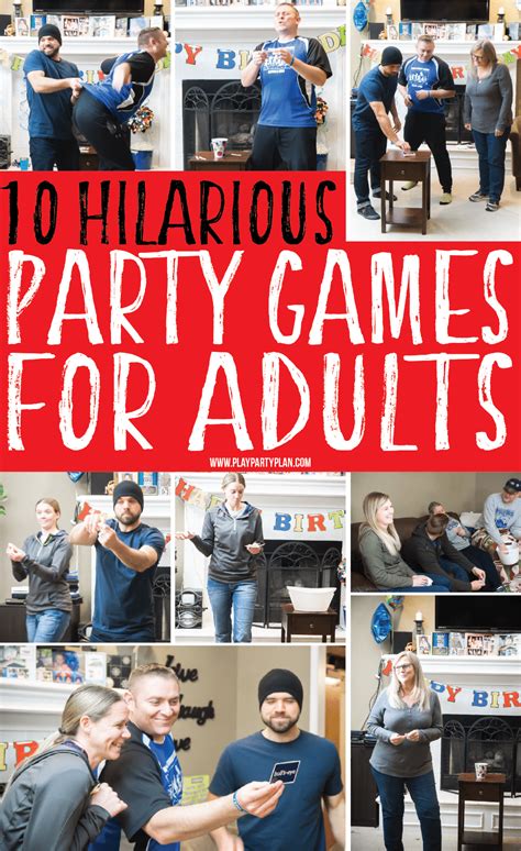 Hilarious Party Games For Adults Birthday Games For Adults Adult