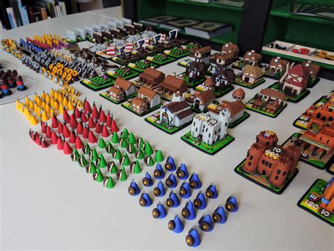 Age Of Empires Board Game Units And Buildings Global Geek News