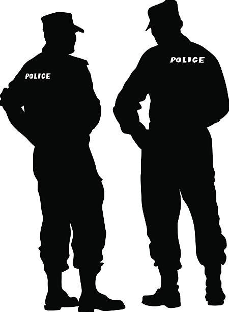 Police Officer Silhouette Illustrations Royalty Free Vector Graphics