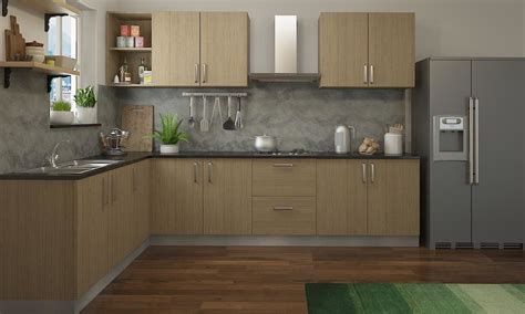 Design the perfect kitchen online! Moe L-Shaped Kitchen | Kitchen design small, Modular ...