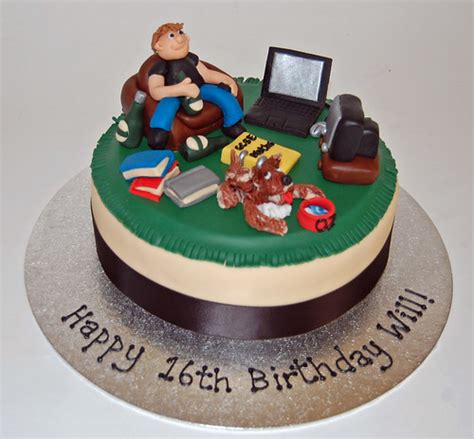 Send happy birthday wishes by writing name on birthday cake images via namebirthdaycakes.net app. Boy's 16th Birthday Cake - Beautiful Birthday Cakes