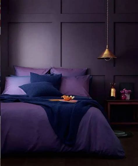 dark purple bedroom walls home design ideas