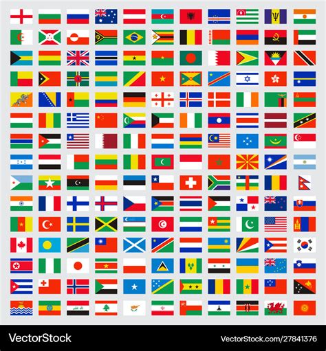 Flags Of The World With Names For Kids
