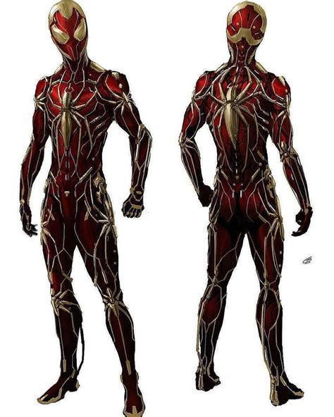 Iron Spider Concept Art Spiderman Suits Spiderman Costume Spiderman